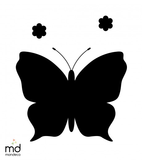 Меловая наклейка в детскую комнату Butterfly