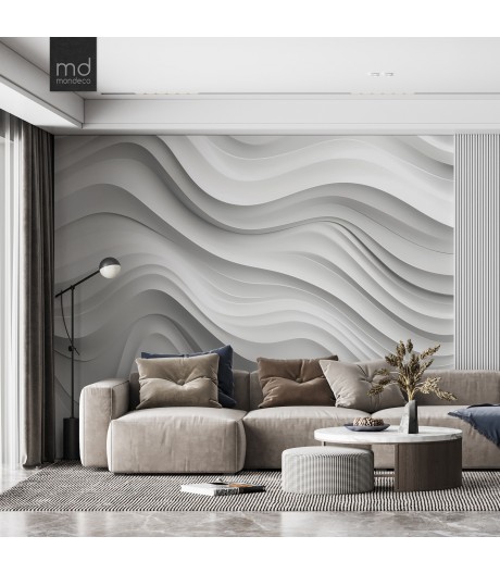 Бесшовные обои Линии 3д (арт. lin07), Mondeco