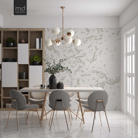 Бесшовные обои Ноты арт. muz02), Mondeco