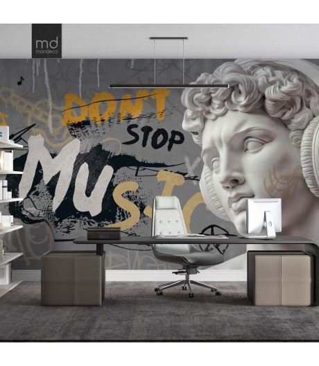 Бесшовные обои Давид don't stop music (арт. muz07), Mondeco