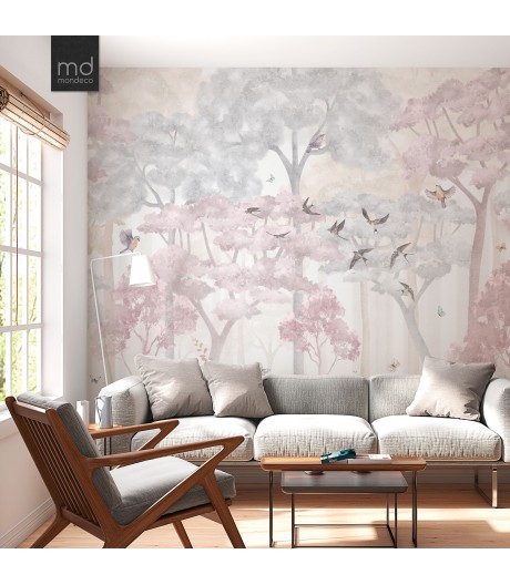 Фотообои Дивный лес в детскую (арт. prw11), Mondeco