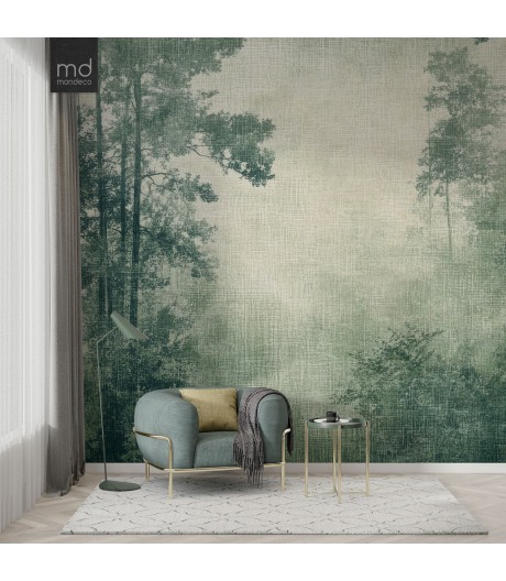 Бесшовные обои Зеленый лес (арт. prw12), Mondeco