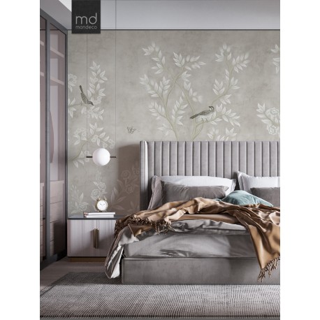 Бесшовные обои Птицы в саду (арт. zh03), Mondeco
