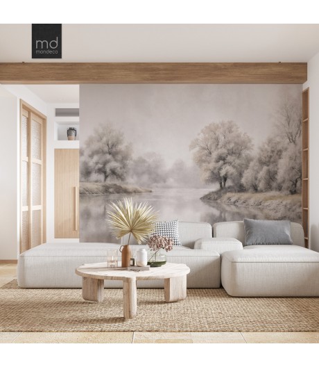 Бесшовные обои Туманное утро (арт. prw24), Mondeco