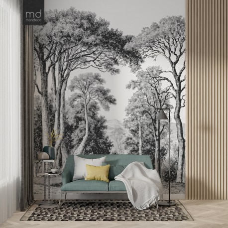 Бесшовные обои Мгновения тишины (арт. prw28),Mondeco