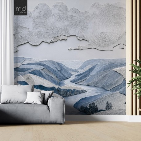 Бесшовные обои Снежные мгновения (арт. prw20),Mondeco