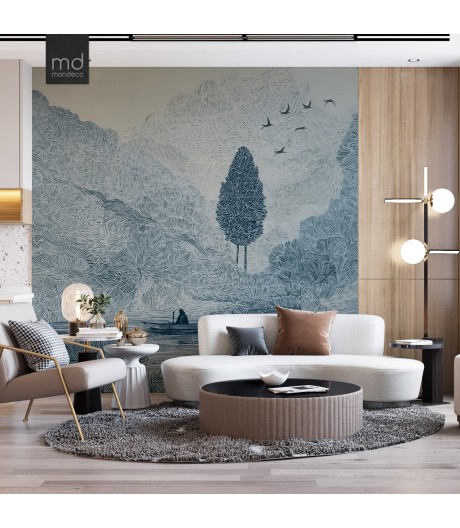 Бесшовные обои Птицы (арт. prw31),Mondeco