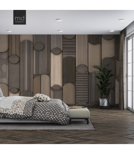 Бесшовные обои Линии дерева (арт. der04), Mondeco