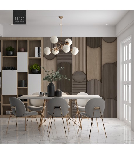 Бесшовные обои Линии дерева (арт. der04), Mondeco