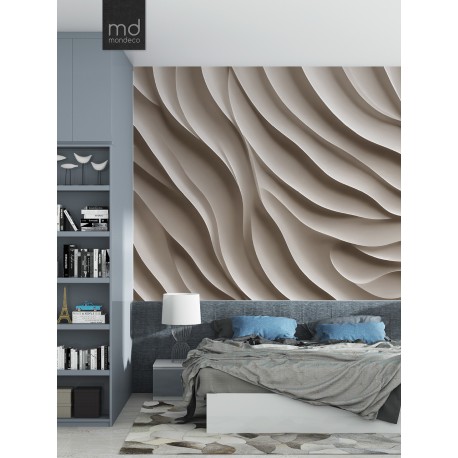 Бесшовные обои Линии 3д (арт. lin22), Mondeco