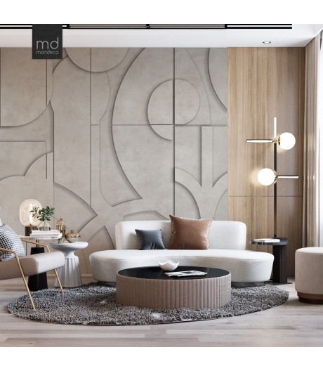 Бесшовные обои Тени и Линии (арт. geo12), Mondeco
