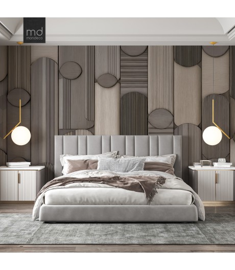 Бесшовные обои Линии дерева (арт. der04), Mondeco