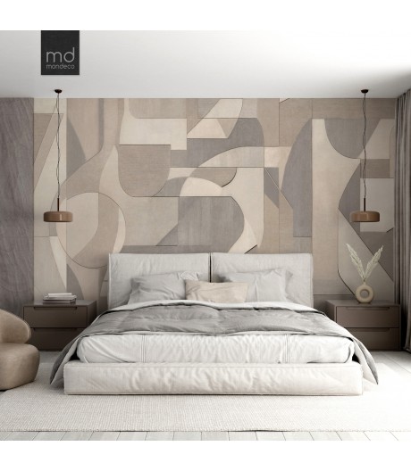 Бесшовные обои Дерево и формы (арт. der03), Mondeco