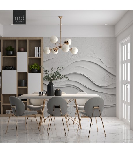 Бесшовные обои Линии 3д (арт. lin01), Mondeco
