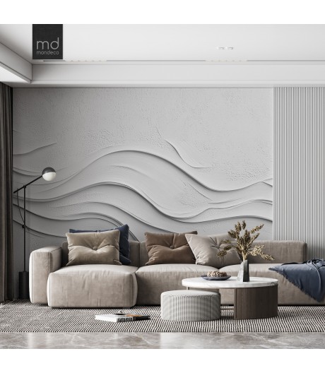 Бесшовные обои Линии 3д (арт. lin01), Mondeco