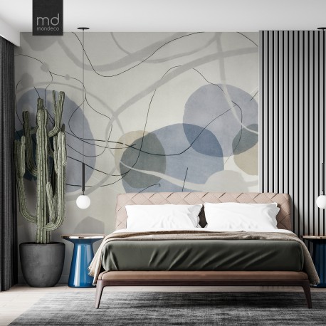 Бесшовные обои Абстракция Модерн (арт. ab17), Mondeco