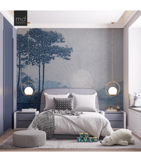 Бесшовные обои Лес (арт. prw34),Mondeco