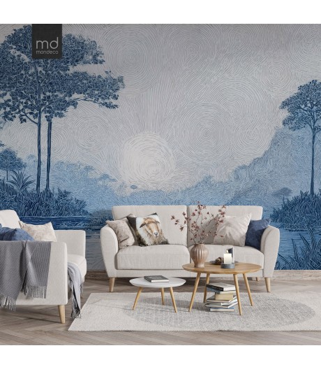 Бесшовные обои Лес (арт. prw34),Mondeco