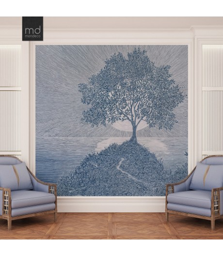Бесшовные обои Дерево (арт. prw35),Mondeco