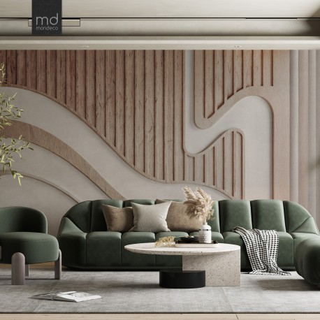 Бесшовные обои Волны уюта (арт. der09), Mondeco