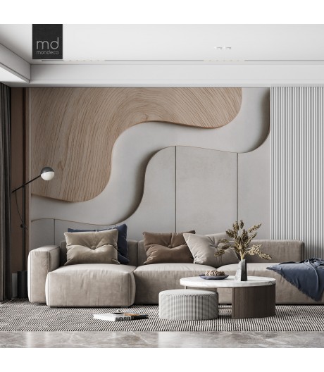 Бесшовные обои Волна Гармонии (арт. der10), Mondeco