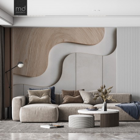 Бесшовные обои Волна Гармонии (арт. der10), Mondeco