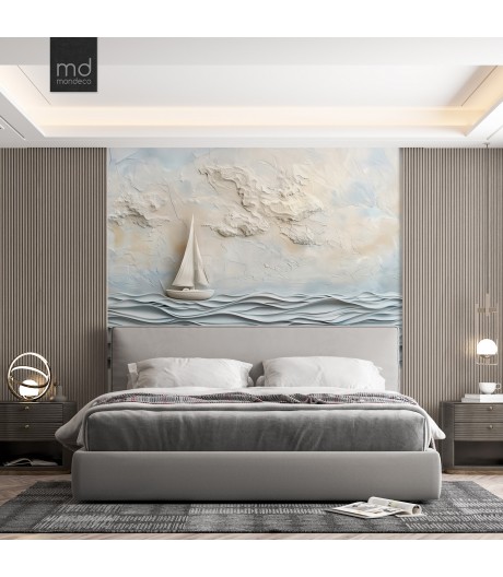 Бесшовные обои Парусник3D (арт. more02), Mondeco