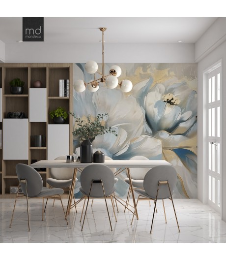 Бесшовные обои Цветок акварель 3Д (арт. fw83), Mondeco