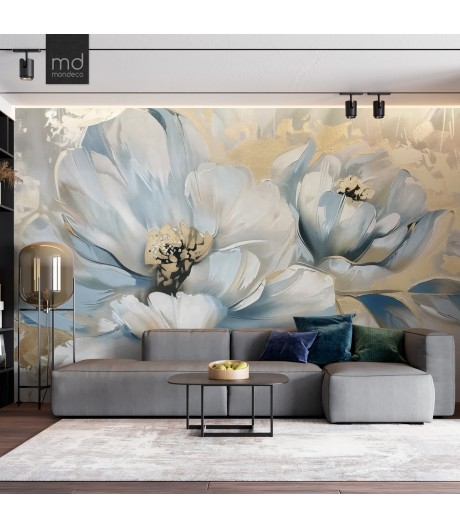 Бесшовные обои Цветок акварель 3Д (арт. fw83), Mondeco