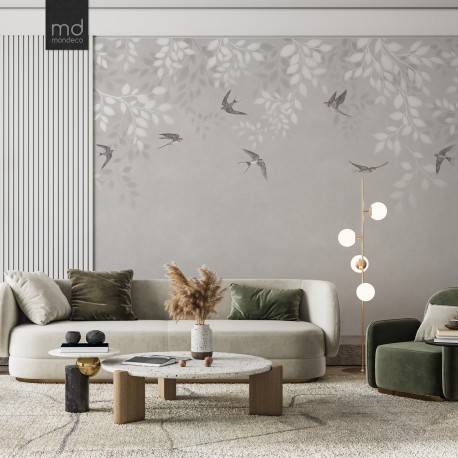 Бесшовные обои Ласточки (арт. fw85), Mondeco
