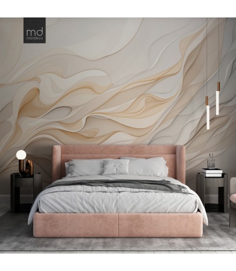 Бесшовные обои Песочные линии (арт. ink15), Mondeco