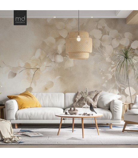 Бесшовные обои Нежные листья (арт. fw90), Mondeco