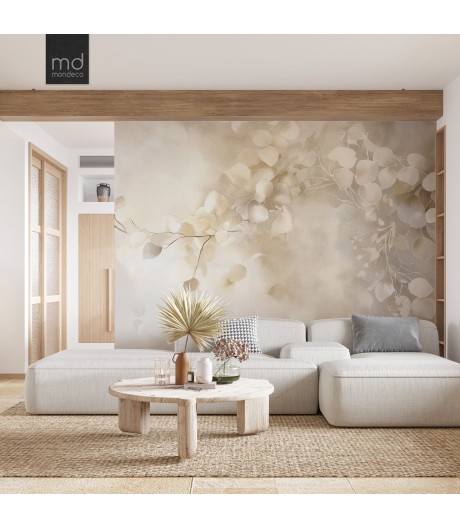 Бесшовные обои Нежные листья (арт. fw90), Mondeco