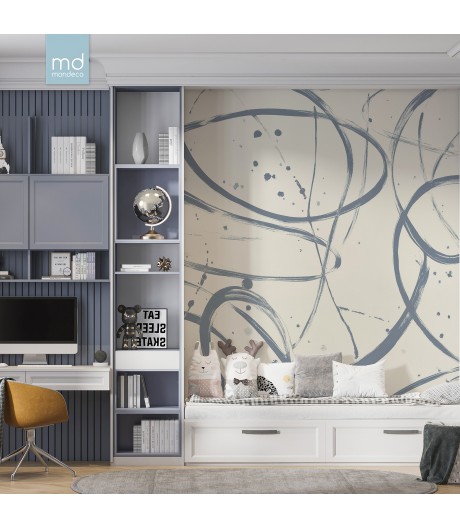 Бесшовные обои Абстрактный баланс (арт. ab25), Mondeco