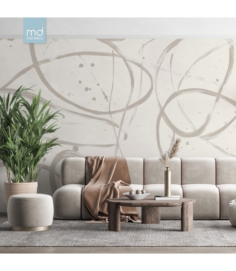 Бесшовные обои Абстрактный баланс (арт. ab25), Mondeco