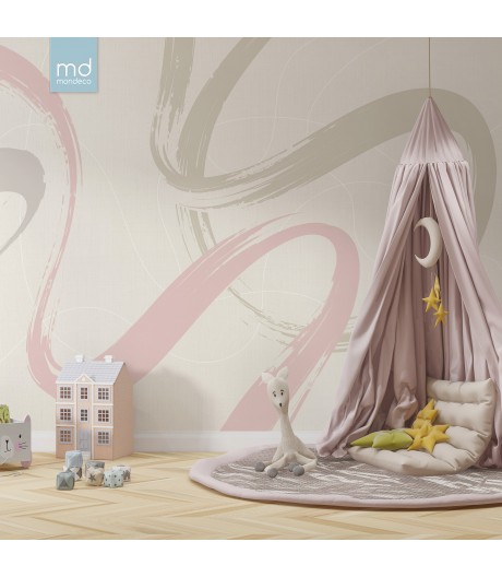 Бесшовные обои Абстрактный баланс (арт. ab25), Mondeco