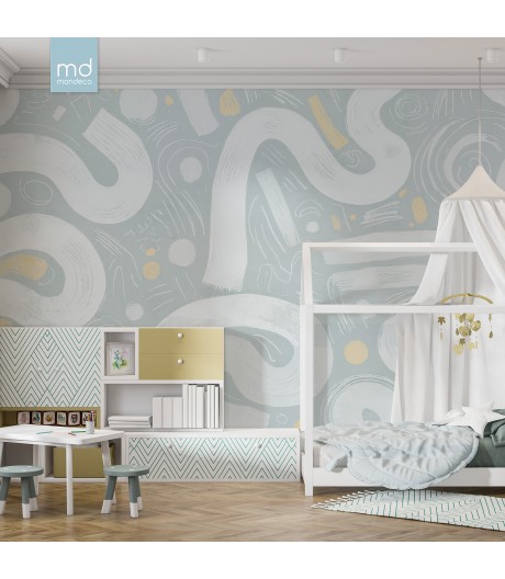 Бесшовные обои Линии абстракция (арт. ab27), Mondeco