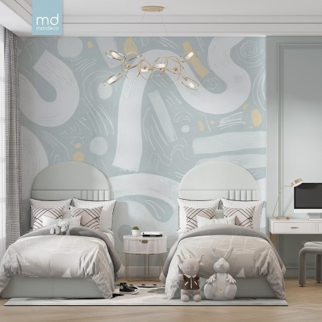 Бесшовные обои Линии абстракция (арт. ab27), Mondeco