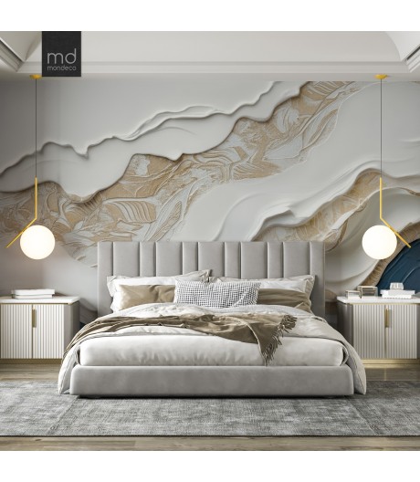 Бесшовные обои Песочные волны 3Д (арт. bet25), Mondeco