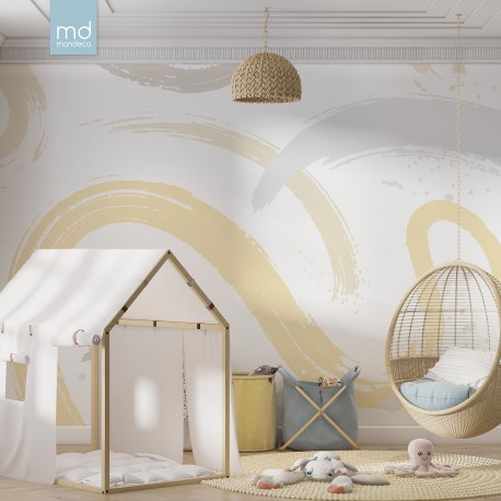 Бесшовные обои Песочные волны (арт. ab20), Mondeco