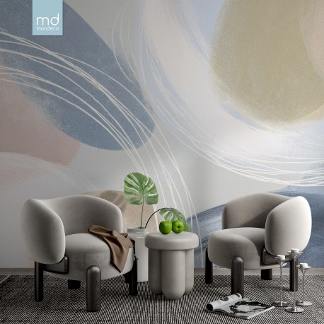 Бесшовные обои Небесные узоры (арт. ab28), Mondeco