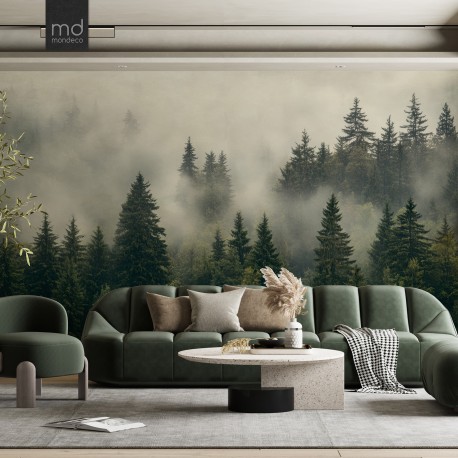Бесшовные обои Дыхание леса (арт. prw41), Mondeco