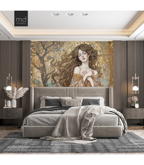 Бесшовные обои Золотой сон 3Д (арт. dev18), Mondeco