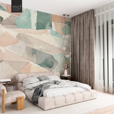 Бесшовные обои Геометрическая мозаика (арт. ab33), Mondeco