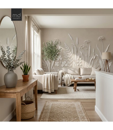 Бесшовные обои Белый луг (арт. fw96), Mondeco