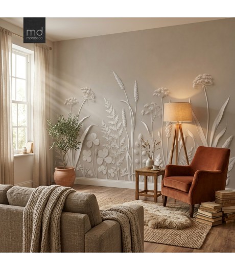 Бесшовные обои Белый луг (арт. fw96), Mondeco