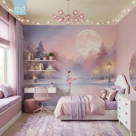 Бесшовные обои Фигуристка (арт. fit15), Mondeco