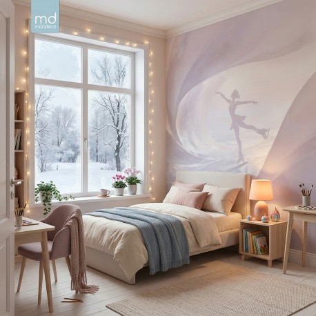 Бесшовные обои Фигуристка (арт. fit16), Mondeco