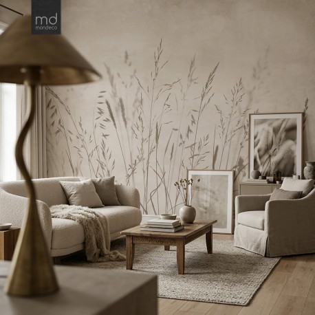 Бесшовные обои Белый луг (арт. fw96), Mondeco