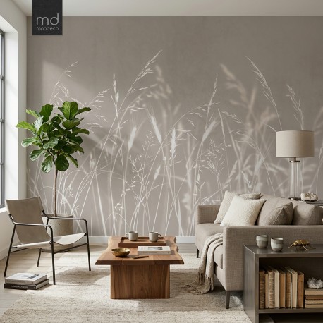 Бесшовные обои Белые колосья (арт. fw98), Mondeco